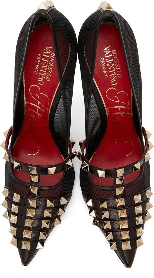 Valentino Garavani Black Alcove 100 Heels - Picture 3