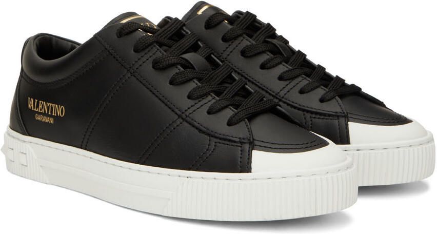 Valentino Garavani Black CityPlanet Sneakers - Picture 2