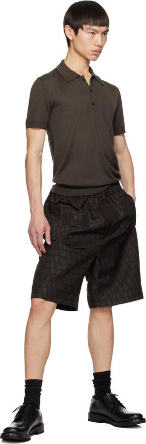 Valentino Garavani Black Essential Rockstud Derby - Picture 4