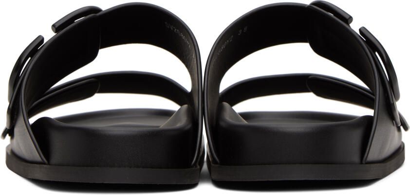 Valentino Garavani Black Molded Slides