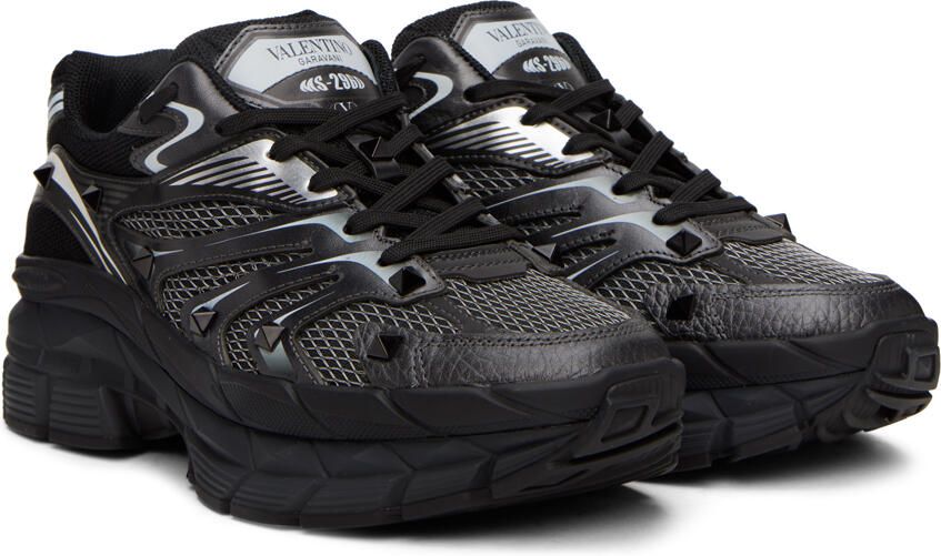 Valentino Garavani Black MS-2960 Sneakers - Picture 2