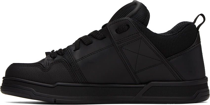 Valentino Garavani Black Open Skate Sneakers - Picture 3