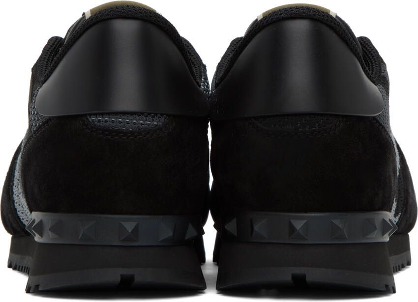 Valentino Garavani Black Rockrunner Sneakers