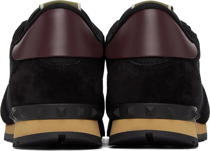 Valentino Garavani Black Rockrunner Sneakers