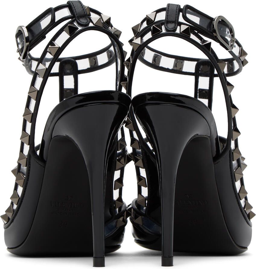 Valentino Garavani Black Rockstud Heels