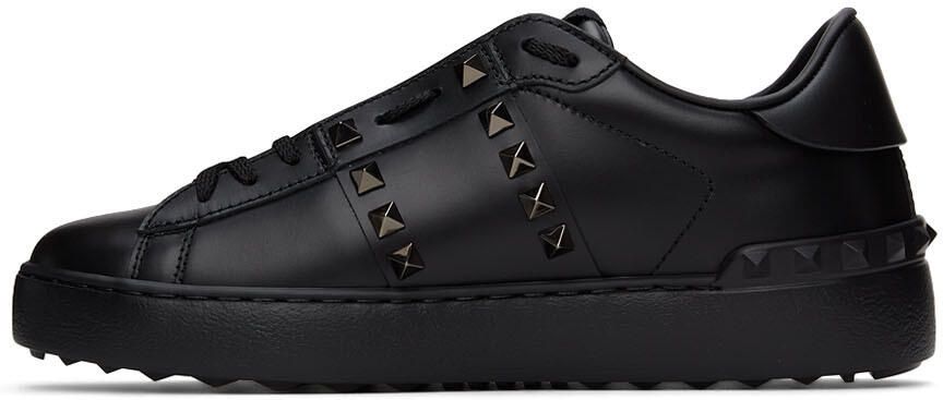 Valentino Garavani Black Rockstud Untitled Open Sneakers - Picture 2