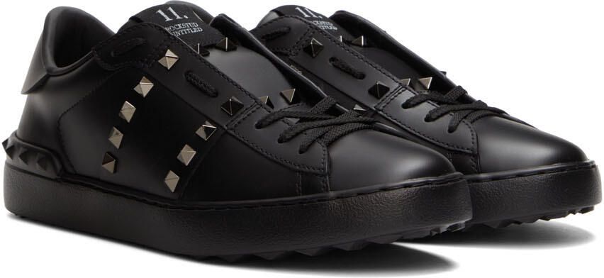 Valentino Garavani Black Rockstud Untitled Sneakers - Picture 2