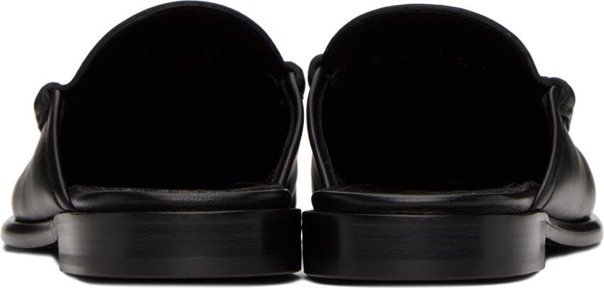 Valentino Garavani Black Sabot Loafers