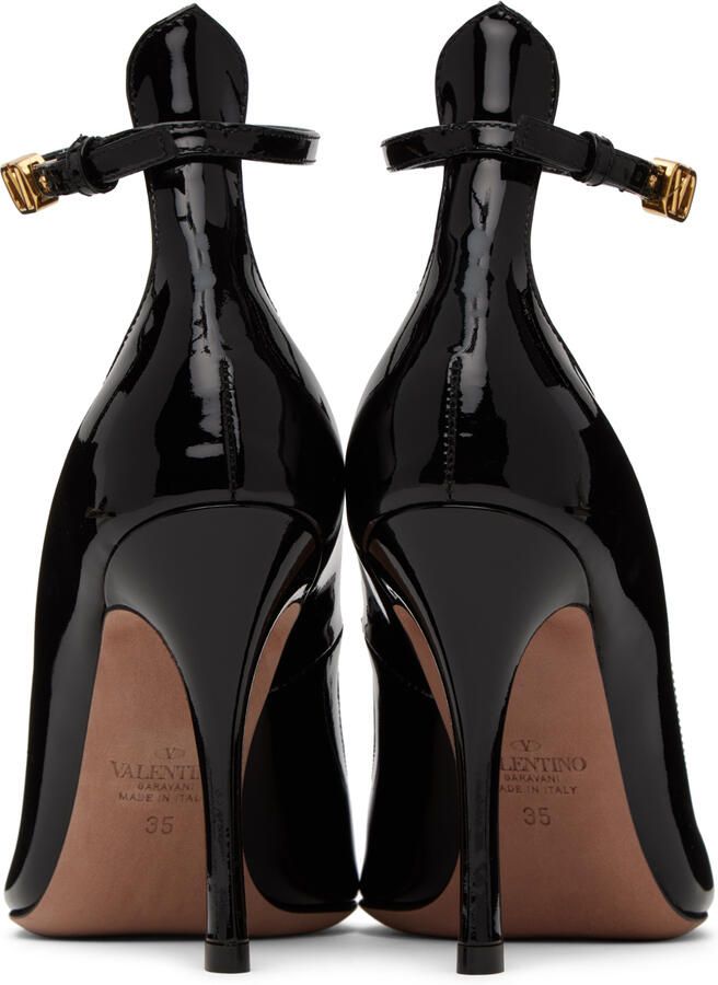 Valentino Garavani Black Tan-Go 100 Heels - Picture 3