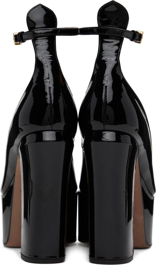 Valentino Garavani Black Tan-Go Heels - Picture 3