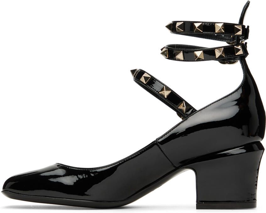 Valentino Garavani Black Tan-Go Heels - Picture 3