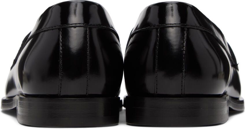 Valentino Garavani Black VLogo Chain Loafers