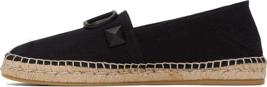 Valentino Garavani Black VLogo Espadrilles - Picture 4