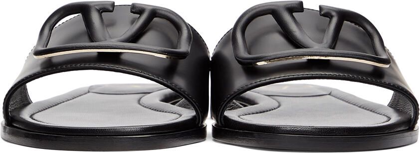 Valentino Garavani Black VLogo Slides - Picture 3