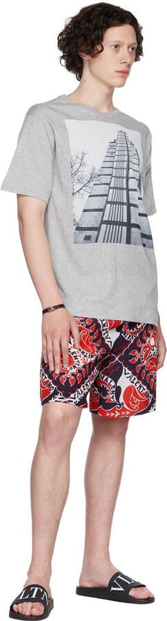 Valentino Garavani Black VLTN Slides - Picture 4