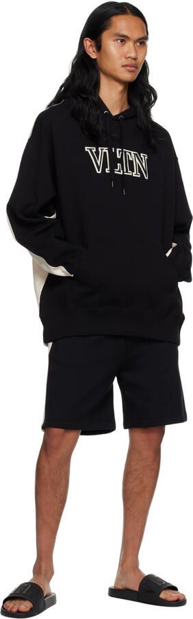 Valentino Garavani Black VLTN Slides - Picture 3