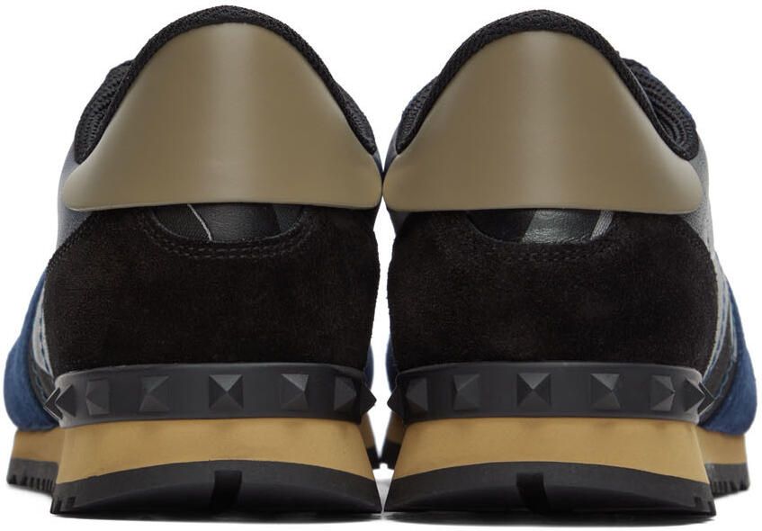 Valentino Garavani Blue & Gray Rockrunner Sneakers
