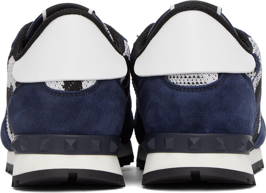 Valentino Garavani Blue Rockrunner Sneakers