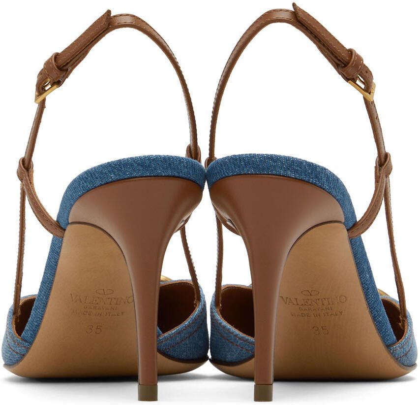 Valentino Garavani Blue VLogo Heels