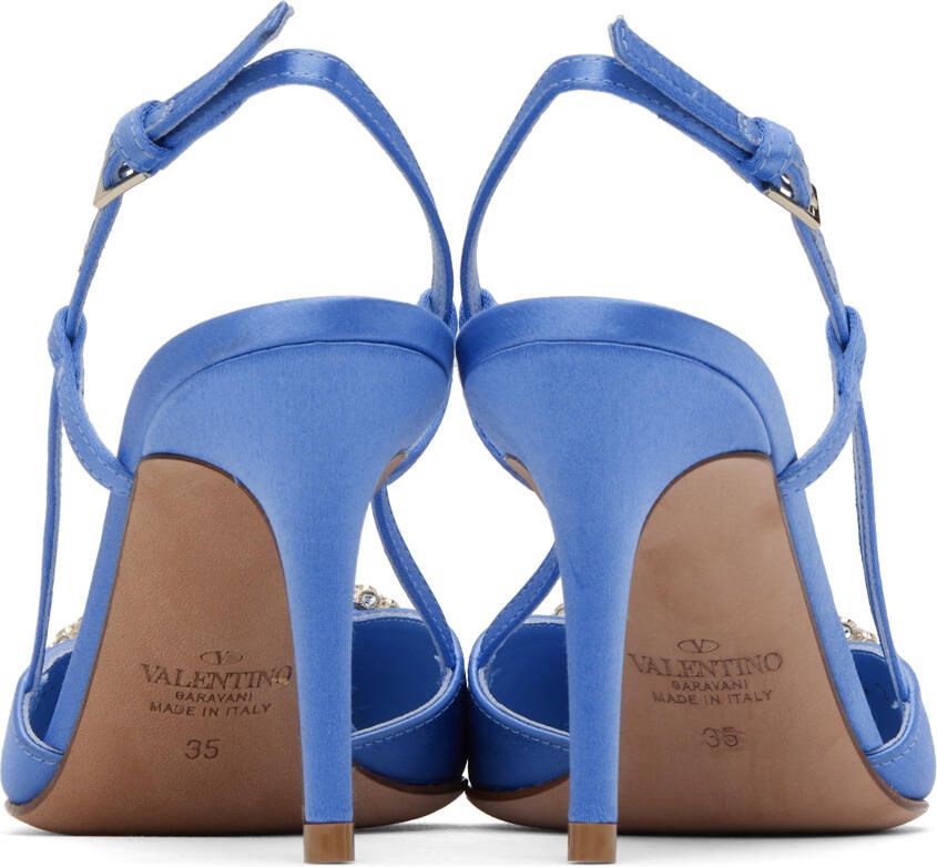 Valentino Garavani Blue VLogo Heels