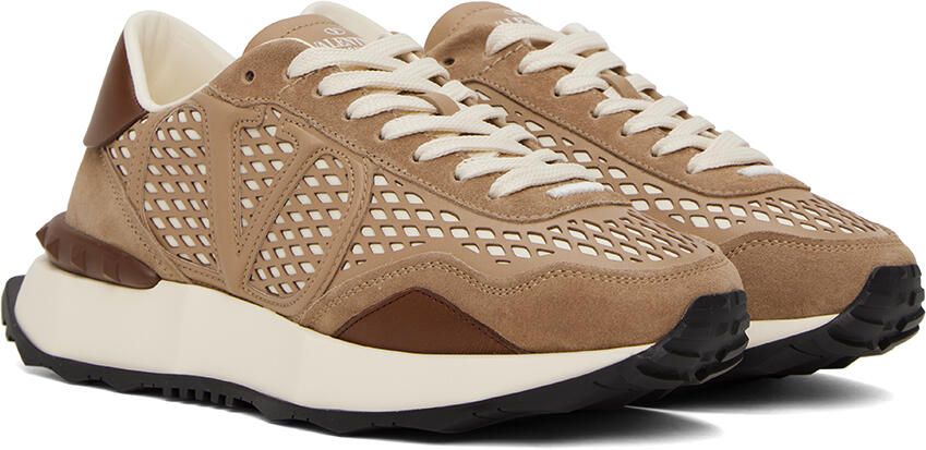 Valentino Garavani Brown Netrunner Sneakers - Picture 2