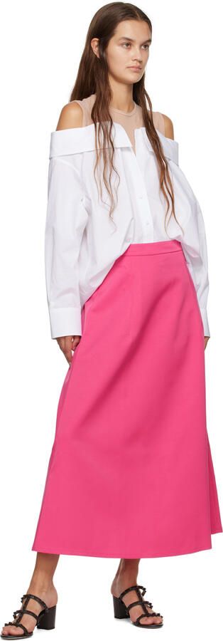 Valentino Garavani Brown Rockstud Heeled Sandals - Picture 4