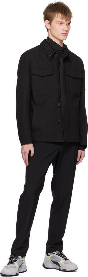 Valentino Garavani Gray Bubbleback Sneakers - Picture 4