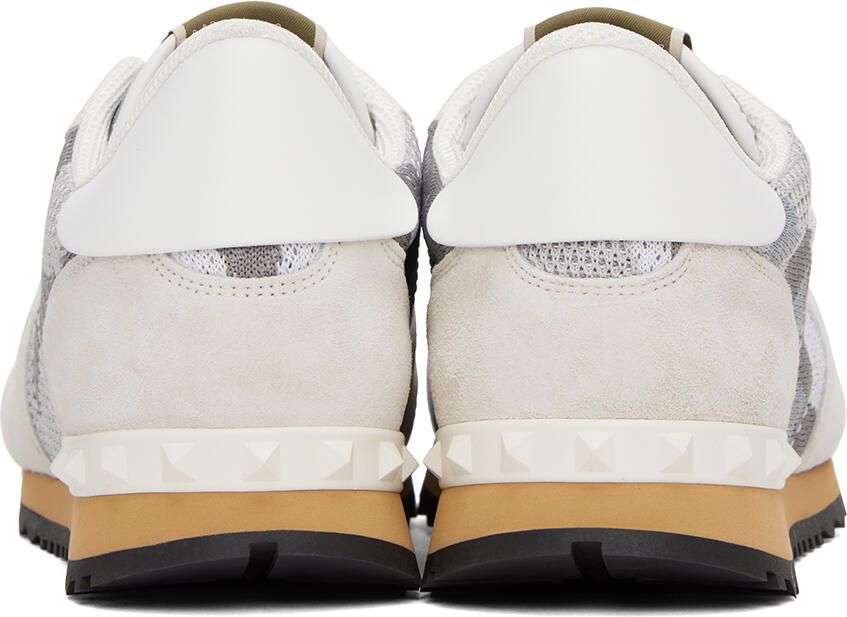 Valentino Garavani Gray Rockrunner Sneakers
