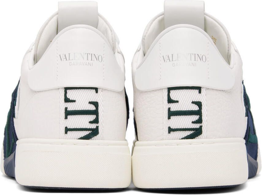 Valentino Garavani Off-White & Navy VL7N Sneakers - Picture 5