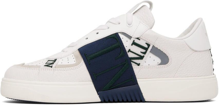 Valentino Garavani Off-White & Navy VL7N Sneakers - Picture 3