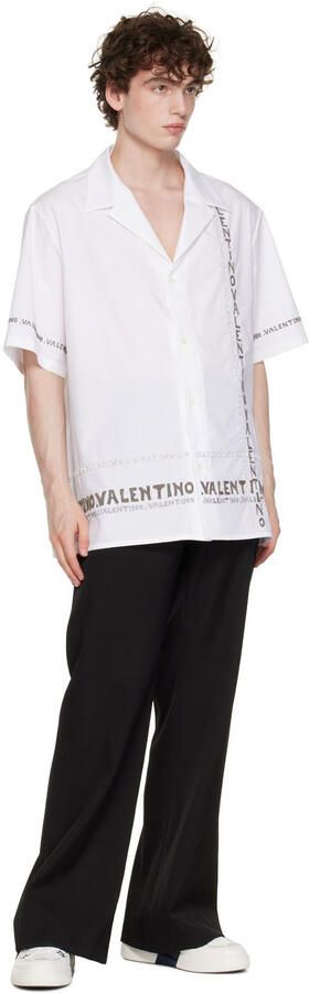 Valentino Garavani Off-White & Navy VL7N Sneakers - Picture 4