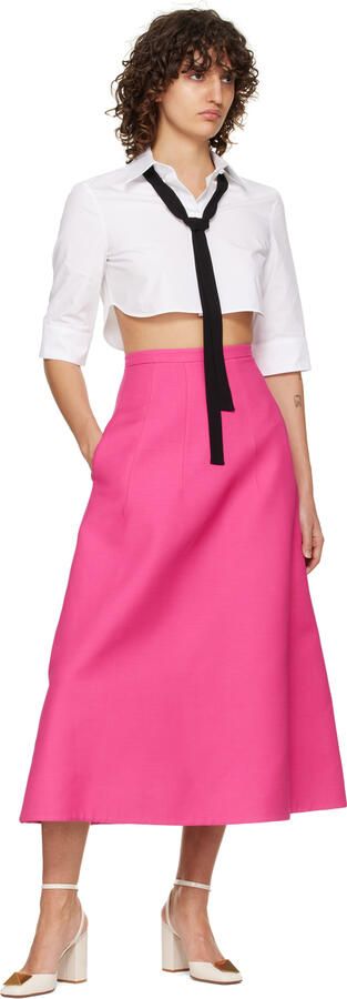 Valentino Garavani Off-White One Stud Heels - Picture 4