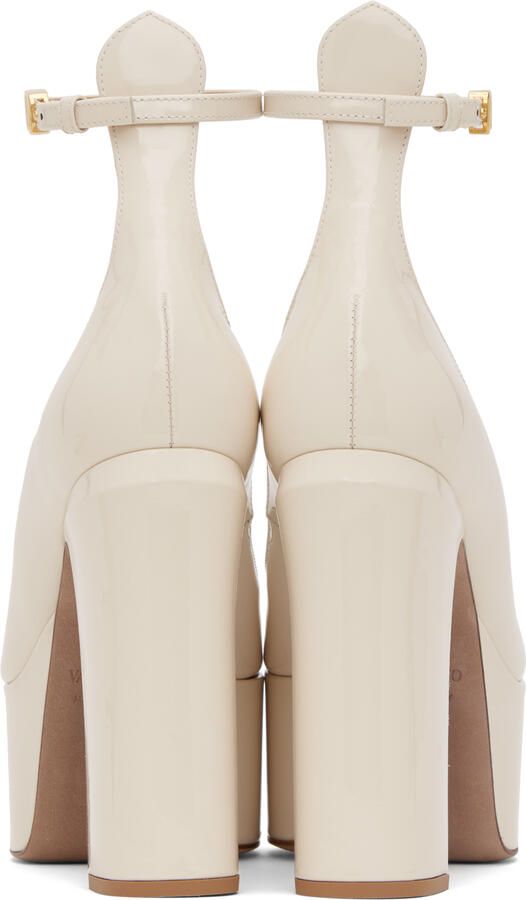 Valentino Garavani Off-White Tan-Go 120 Heels - Picture 5