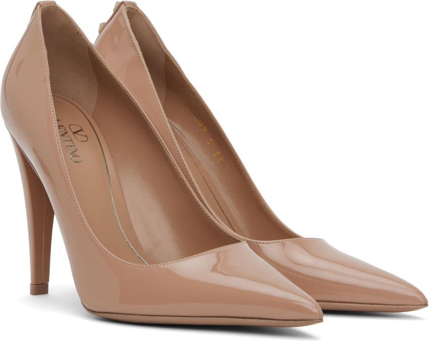 Valentino Garavani Pink Rockstud Heels - Picture 2