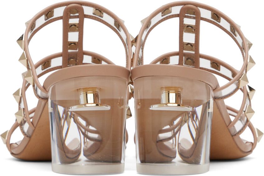 Valentino Garavani Pink Rockstud Sandals