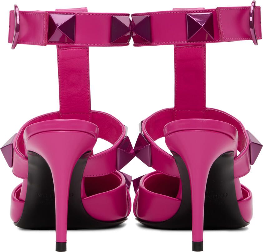 Valentino Garavani Pink Roman Stud Heels
