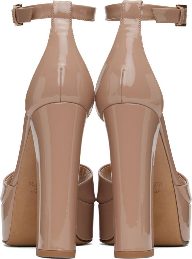 Valentino Garavani Pink Stud 120 Heeled Sandals - Picture 3