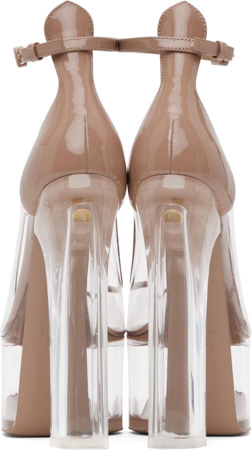 Valentino Garavani Pink Tan-Go Heels - Picture 5