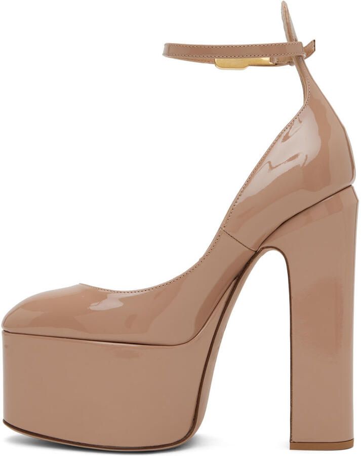 Valentino Garavani Pink Tan-Go Platform Pumps