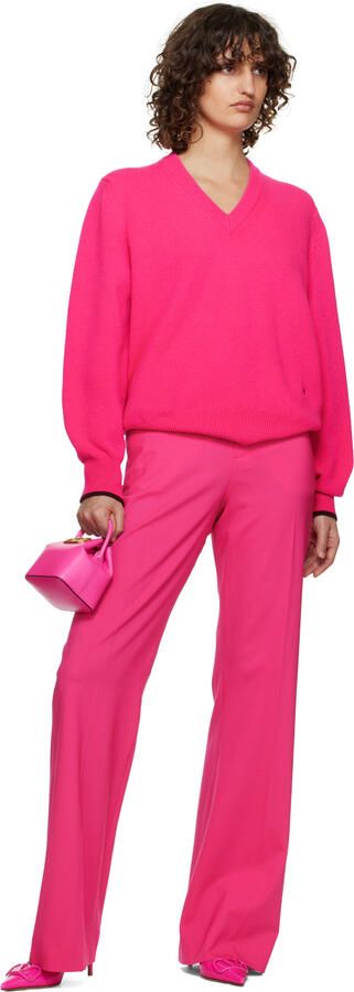 Valentino Garavani Pink VLogo Heels - Picture 4