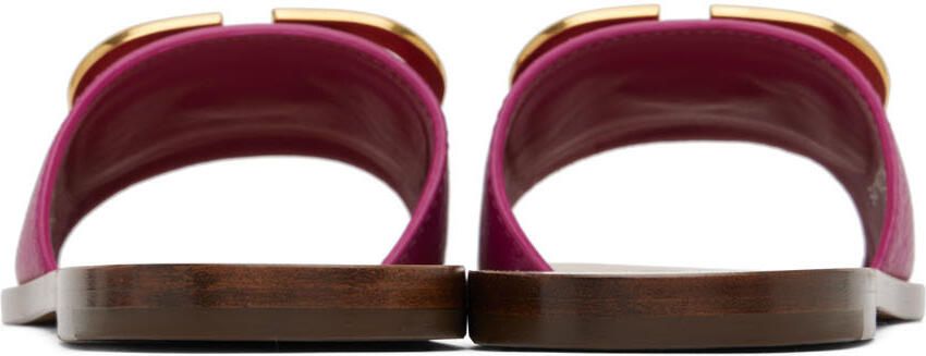 Valentino Garavani Pink Vlogo Slides