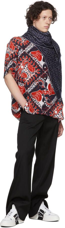 Valentino Garavani White & Black VL7N Low-Top Sneakers - Picture 4