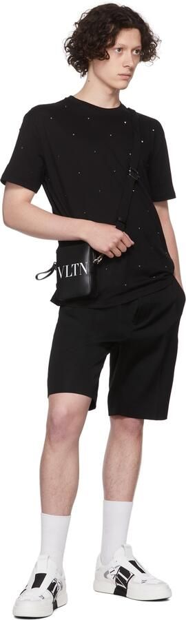 Valentino Garavani White & Black VL7N Low-Top Sneakers - Picture 4