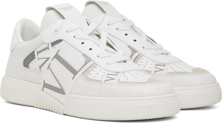 Valentino Garavani White & Gray VL7N Sneakers - Picture 2