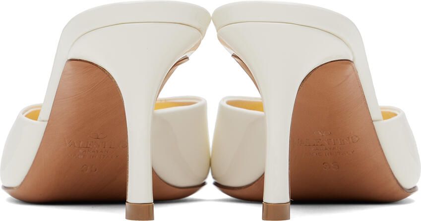 Valentino Garavani White One Stud Heels