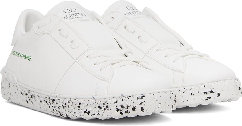 Valentino Garavani White 'Open For A Change' Sneakers - Picture 2