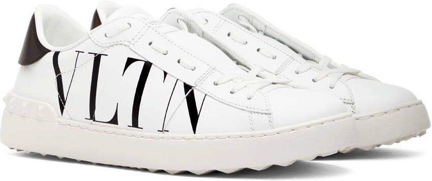 Valentino Garavani White Open Low-Top Sneakers - Picture 2