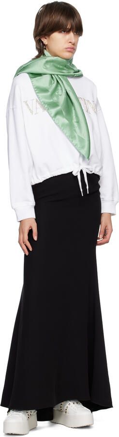 Valentino Garavani White Rockstud Untitled Flatform Sneakers - Picture 4