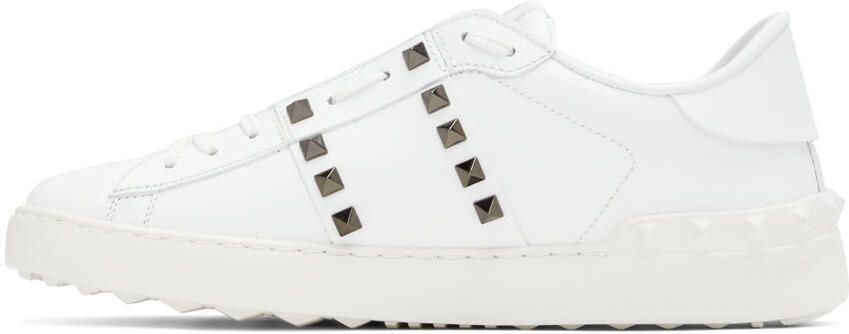 Valentino Garavani White Rockstud Untitled Sneakers - Picture 3