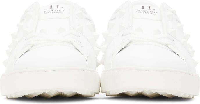 Valentino Garavani White Rockstud Untitled Sneakers - Picture 3